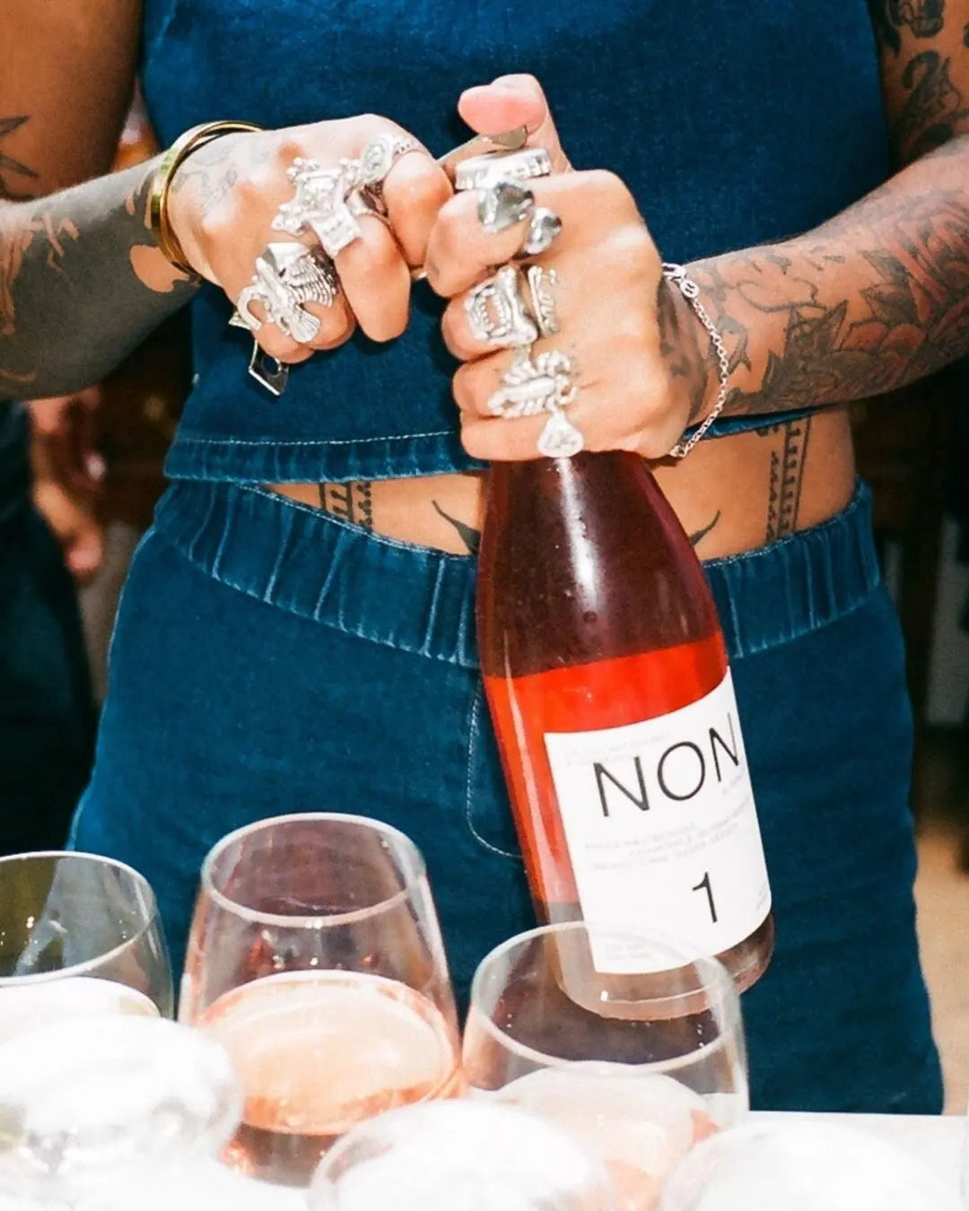 NON bottles on the pass