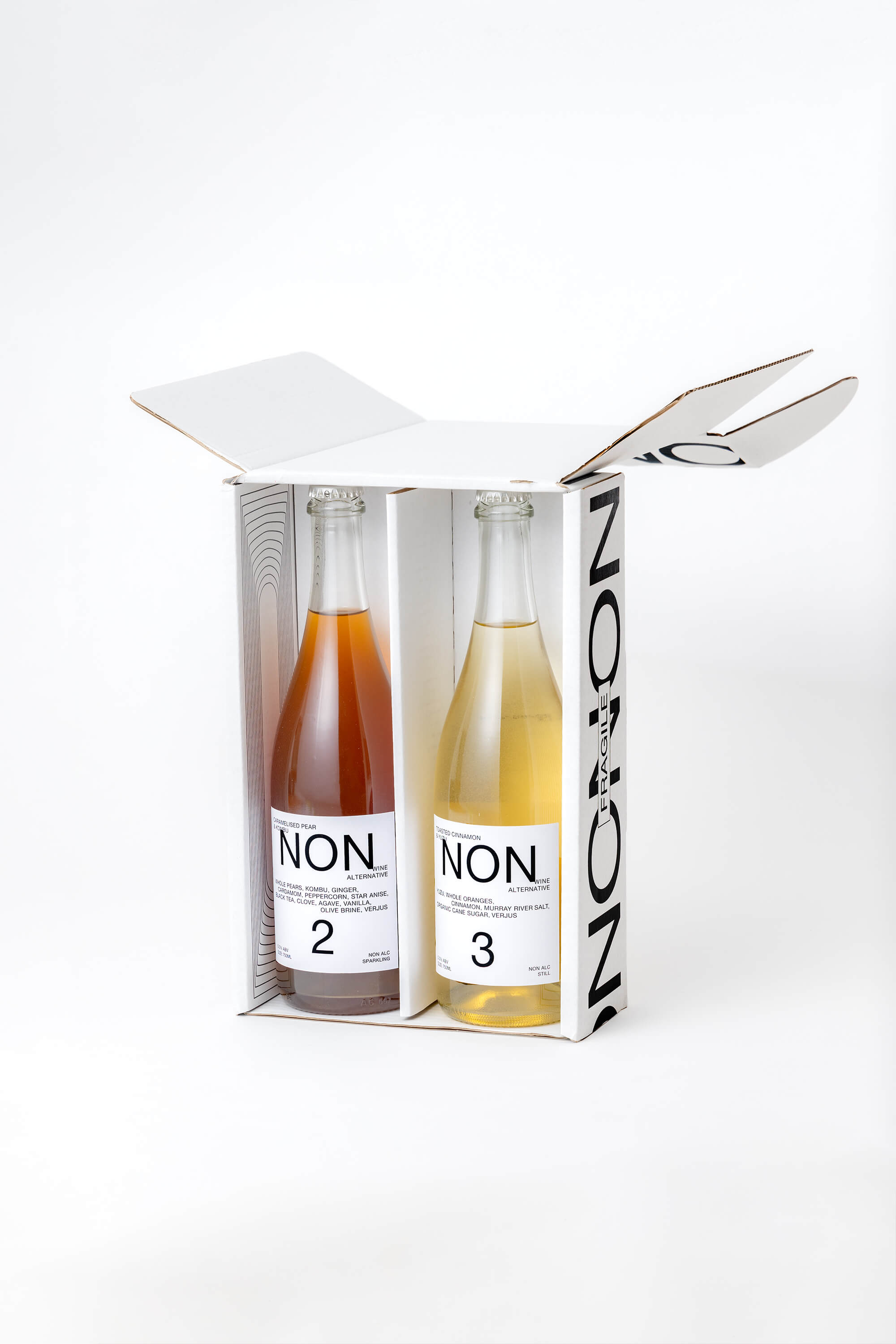 NON Light Set NON2 Caramelised Pear & Kombu and NON3 Toasted Cinnamon & Yuzu
