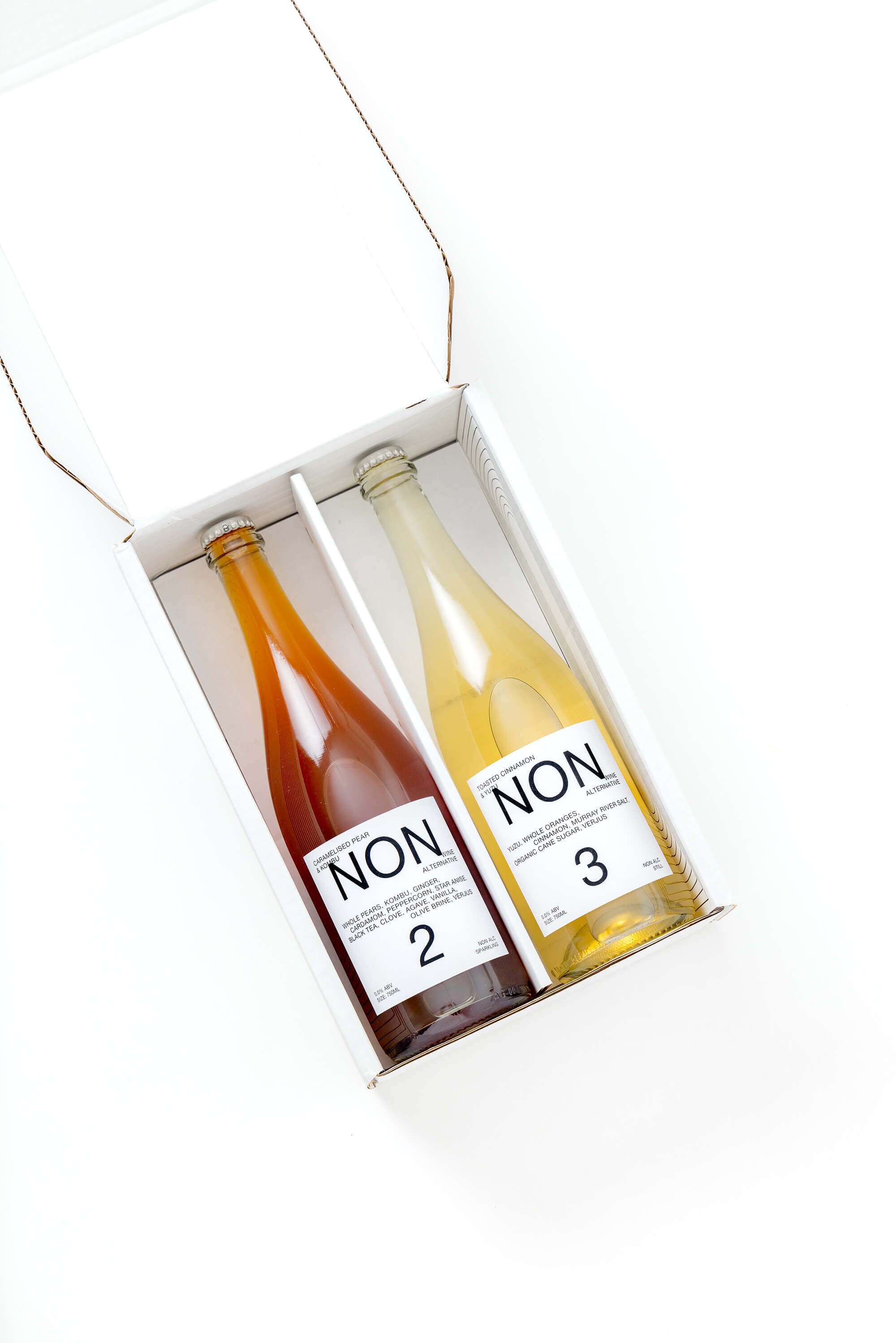 NON Light Set NON2 Caramelised Pear & Kombu and NON3 Toasted Cinnamon & Yuzu