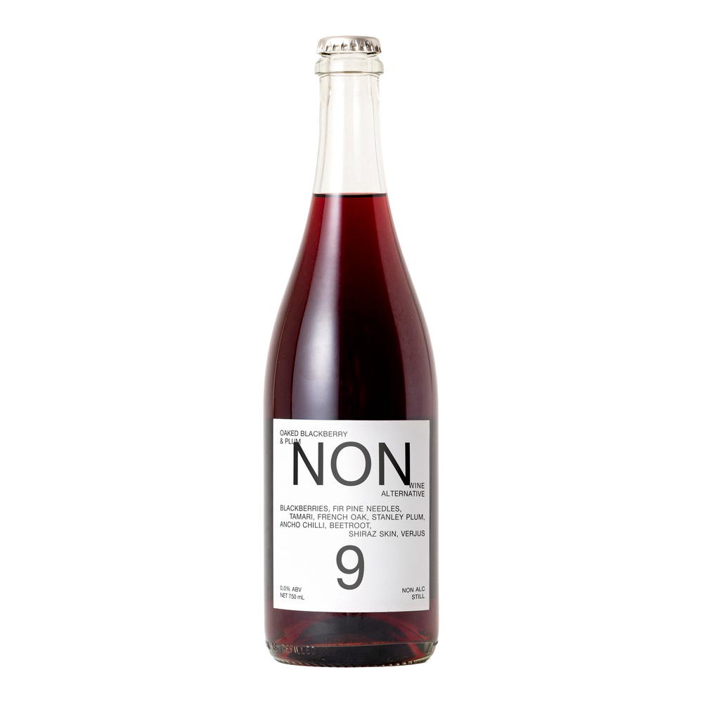 NON9 Oaked Blackberry and Plum bottle on a white background