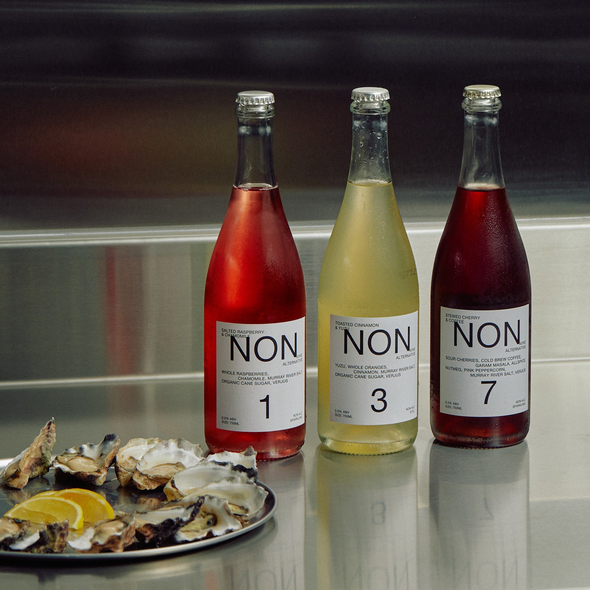 The Everyday Set, three NON alcohol-free wine alternatives