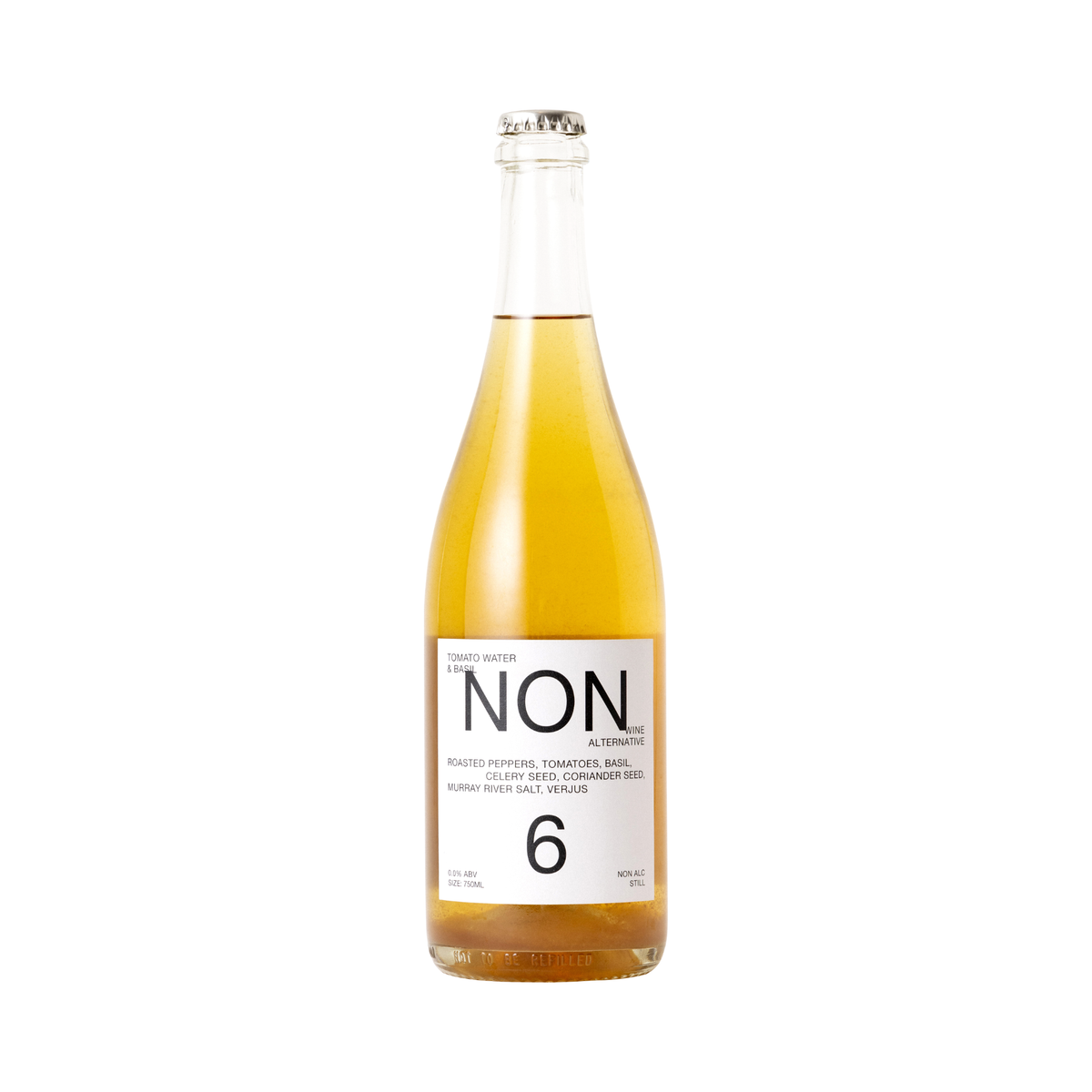 NON6 Tomato Water & Basil bottle